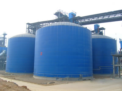 定兴水泥钢板库改造